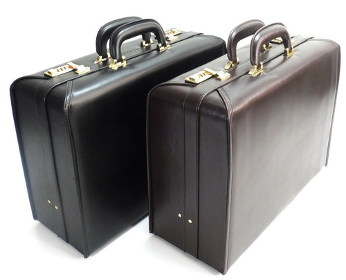 Leather pilot case business - pu,