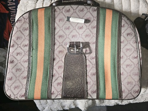 Vintage gucci suitcase brown - vintage,