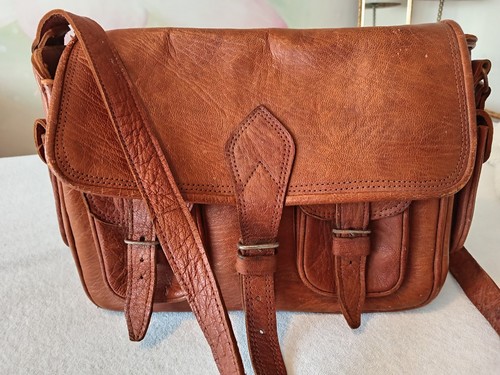 Antique brown leather - antique,