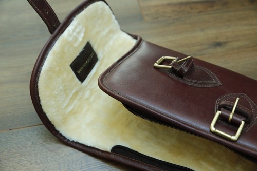 Cartridge bag leather gun - bag,
