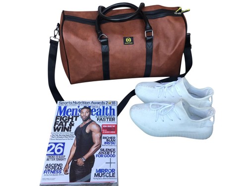 Mens leather duffle - mens, weekend