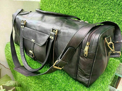 Men genuine leather travel - leather,