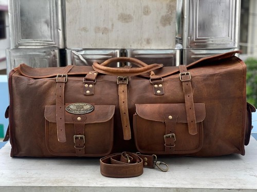 Leather luggage garment - leather,
