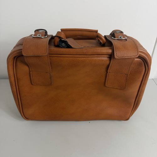 Retro brown faux - leather, small
