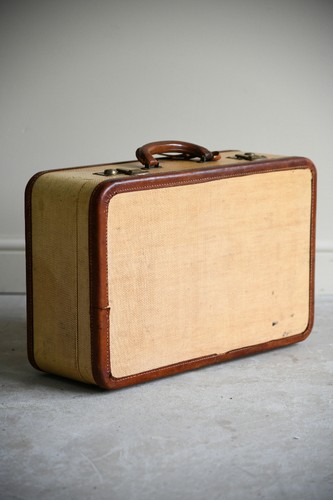 Vintage leather trimmed - vintage,