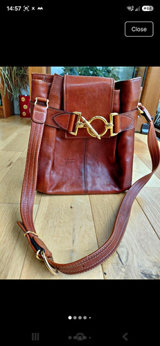 Texier brown leather shoulder - texier,