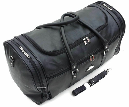 Large leather holdall - pu,