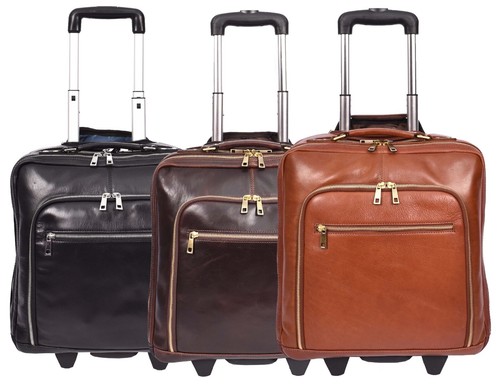 Premium leather pilot case - leather,