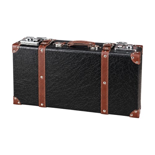 Vintage style leather suitcase - vintage-style,
