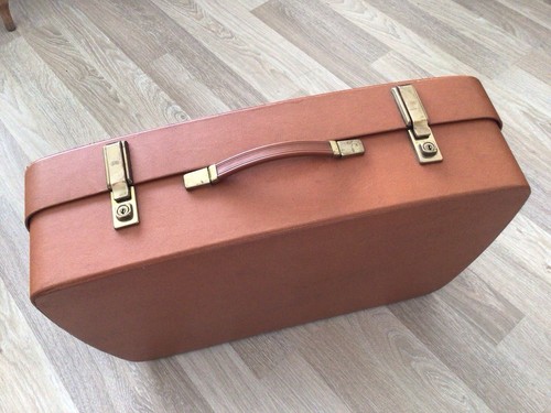 Vintage tan faux leather - vintage,