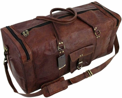 Bag leather travel - leather,