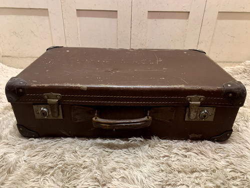 Vintage 1940s leather - leather, effect