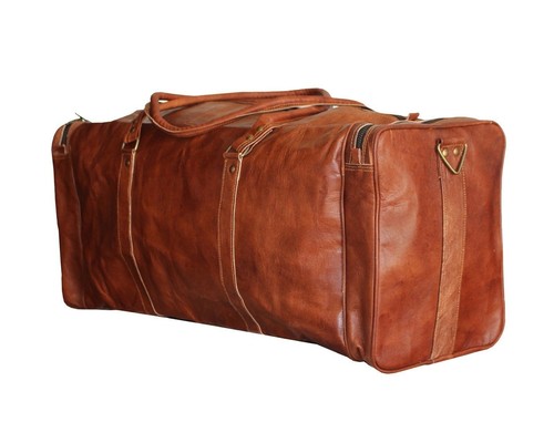 Bag leather weekend travel - bag, gym