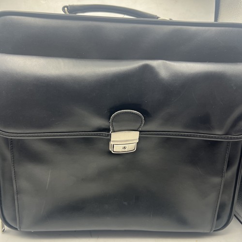 Leather pilot case laptop bag - case,