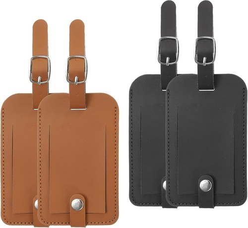 Luggage bag tag leather - tag,