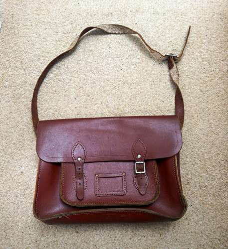 Vintage 1970s school satchel