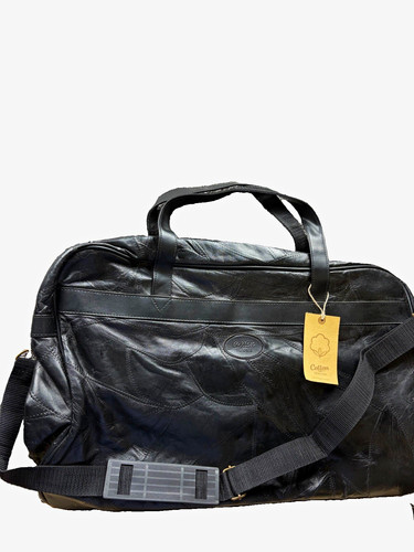 Cotton traders black leather - cotton,