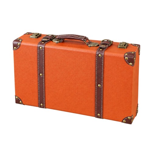 Vintage style leather suitcase - vintage-style,