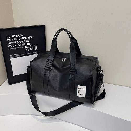 Cohupict leather gym duffle - gym,