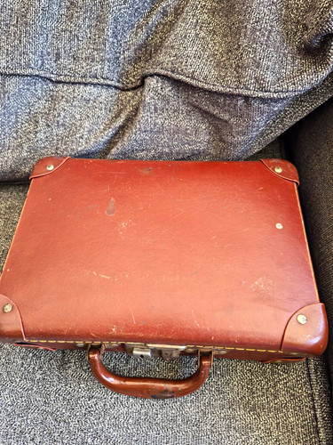 Vintage 1940s brown leather - vintage,