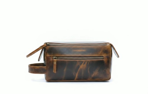 Vintage soft leather travel - leather,
