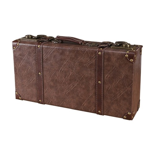 Vintage style leather suitcase - vintage-style,