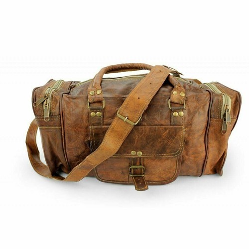 Bag leather travel - leather,