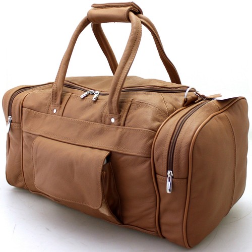 Large genuine leather - leather, vintage