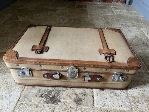 Vintage canvas and leather - canvas,